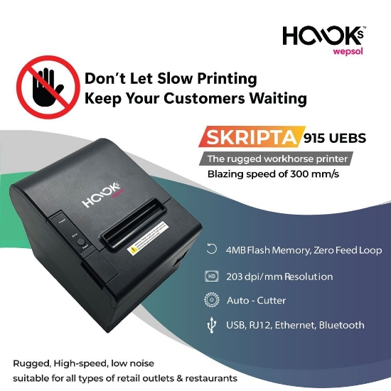 Picture of Hooks Skripta TH811(UE)-USB+LAN, 4MB + 300mm/s